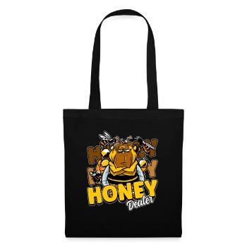 Marchand de miel Apiculteur Abeille Murmure Abeilles Abeilles Abeilles Abeille - Sac en tissu - noir - Devant