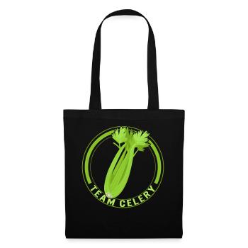 Celery Vegetable Shirt, Team Celery Tee, - Tote Bag - black - Front