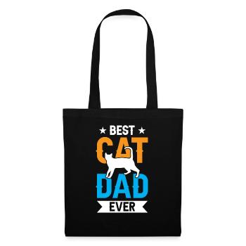 The Best Cat Dad Ever Cat Father - Tote Bag - black - Front