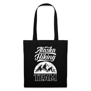 Alaska Randonneurs de l’équipe de randonnée Randonnée Randonnée - Sac en tissu - noir - Devant