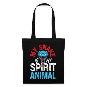 Serpiente Serpiente Vintage Mi Serpiente Es - Bolsa de tela - negro - delante