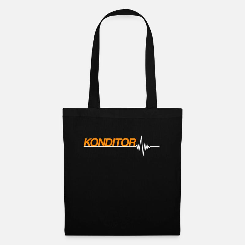 Konditor - Stoffbeutel - Schwarz