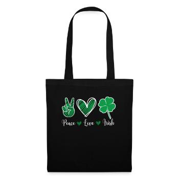 Peach Dear Irish St. Patrick’s Day Irlande Irlandais - Sac en tissu - noir - Devant