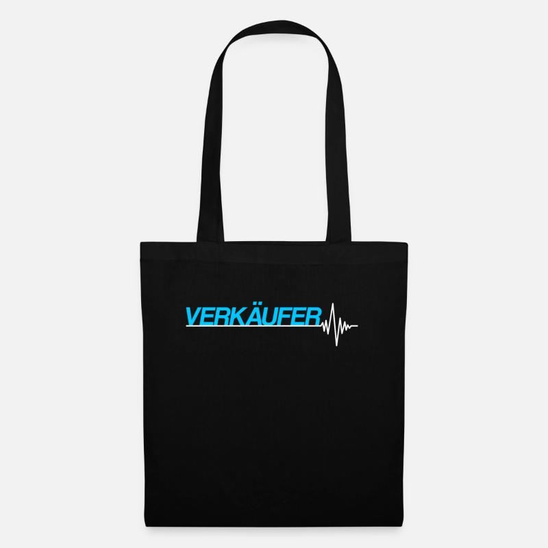 Verkäufer - Stoffbeutel - Schwarz