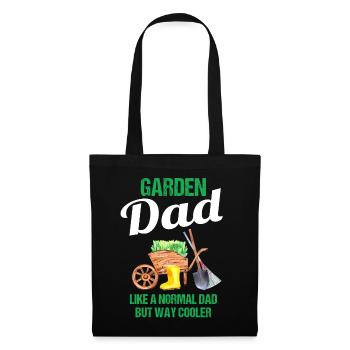 Garten Papa Lustiger Spruch Geschenk Herren - Stoffbeutel - Schwarz - Vorne