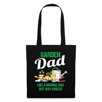 Garten Papa Lustiger Spruch Geschenk Herren - Stoffbeutel - Schwarz - Vorne