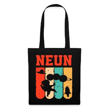 Astronaut 9th Birthday Space Boy Gift - Tote Bag - black - Front
