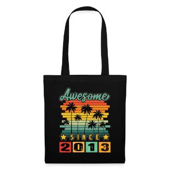 Awesome Since 2013 - Tote Bag - black - Front