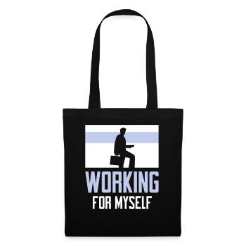 Founder Entrepreneur CEO work for me - Tote Bag - black - Front