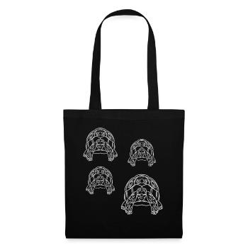 Turtles Turtles Cute turtles - Tote Bag - black - Front