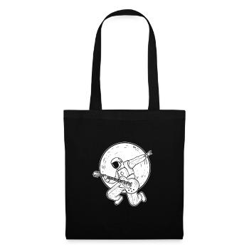 Guitar Astronaut Guitar Player - Tote Bag - black - Front