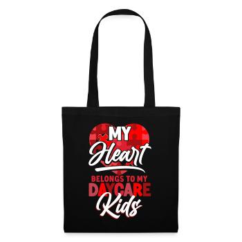 Fournisseur de services de garde d’enfants Enseignant - Sac en tissu - noir - Devant