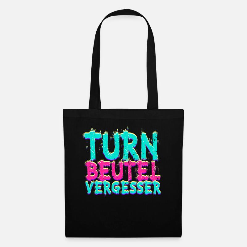 Techno Musik Turnbeutelvergesser - Stoffbeutel - Schwarz