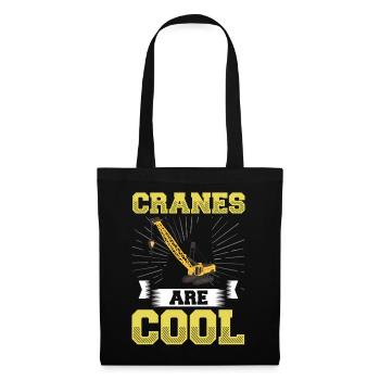 Crane Operator Construction Worker Crane Tower Training - Tote Bag - black - Front