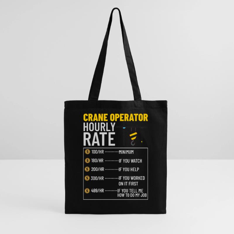 Crane Operator Construction Worker Crane Tower Training Tote Bag