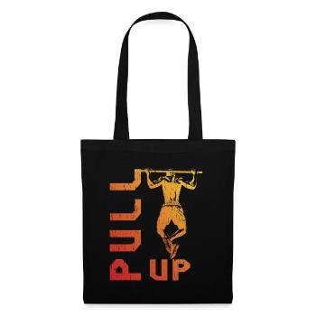 Gradient pull-up silhouette - Tote Bag - black - Front