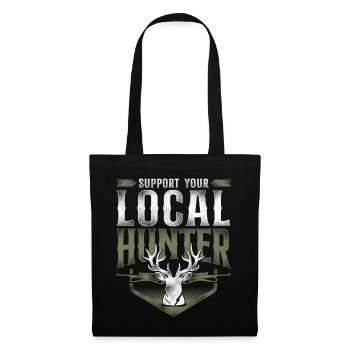 Buck Deer Hunting Hunter Vintage - Tote Bag - black - Front