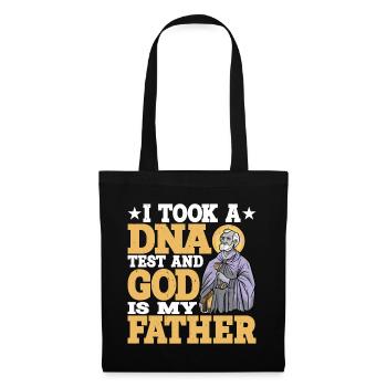 I Took A DNA Test And God Is My Father 16 - Stoffbeutel - Schwarz - Vorne