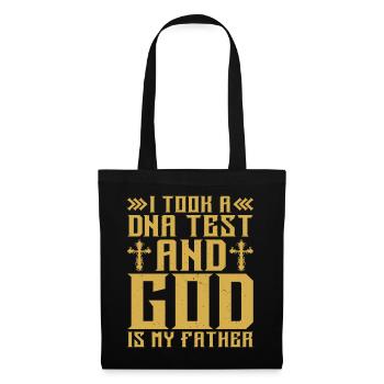 I took a DNA test and God is my father 17 - Tote Bag - black - Front