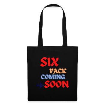 Six Pack Coming Soon 34 - Stoffbeutel - Schwarz - Vorne