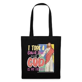 J’ai fait un test ADN et Dieu est mon père 21 - Sac en tissu - noir - Devant