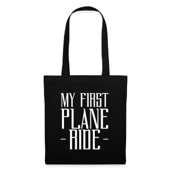 My First Plane Ride 42 - Stoffbeutel - Schwarz - Vorne