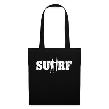 Surfing Surf Surfer - Tote Bag - black - Front