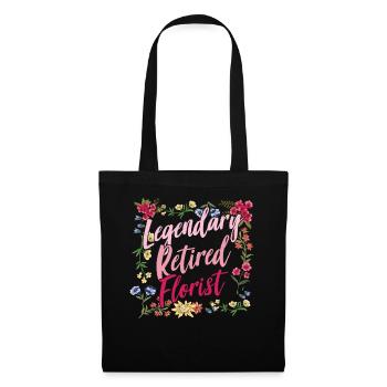 Legendary Florist Retired Flower Shop Flower - Tote Bag - black - Front
