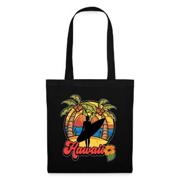 Surfing Surf Surfer Hawaii - Tote Bag - black - Front