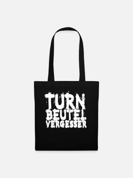 Techno Musik Turnbeutelvergesser - Stoffbeutel - Schwarz