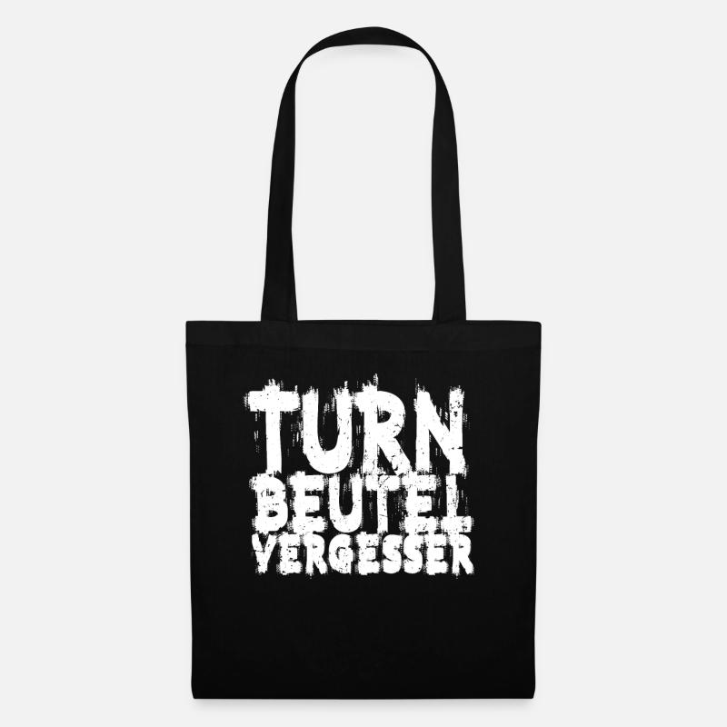 Techno Musik Turnbeutelvergesser - Stoffbeutel - Schwarz