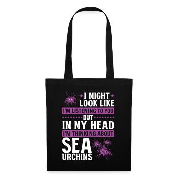 It might seem like I'm listening to you - - Tote Bag - black - Front