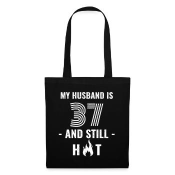 37 years birthday husband - Tote Bag - black - Front