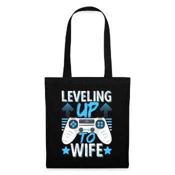 Engagement Fiancée Bride Future Wife Gamer - Tote Bag - black - Front