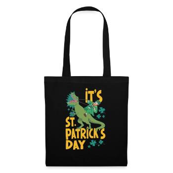 Aujourd’hui, c’est la Saint-Patrick irlandaise irlandaise - Sac en tissu - noir - Devant