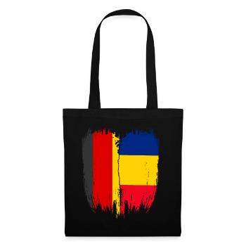 Germany Flag Romania - Tote Bag - black - Front