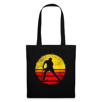 Floorball - Sac en tissu - noir - Devant