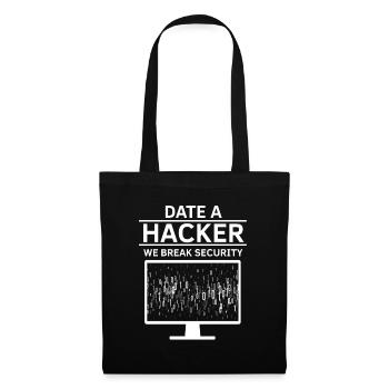 Cyber Security Design for IT Security and Hackers - Tote Bag - black - Front