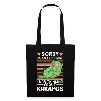 I thought of Kakapos flightless parrot - Tote Bag - black - Front