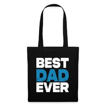 Meilleur papa de tous les temps - Sac en tissu - noir - Devant