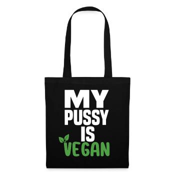 My Pussy Is Vegan - Tote Bag - black - Front