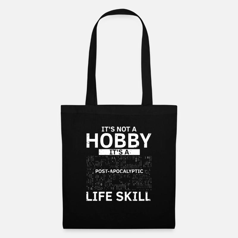 Conception de la cybersécurité pour les pirates informatiques et la cybersécurité - Sac en tissu - noir