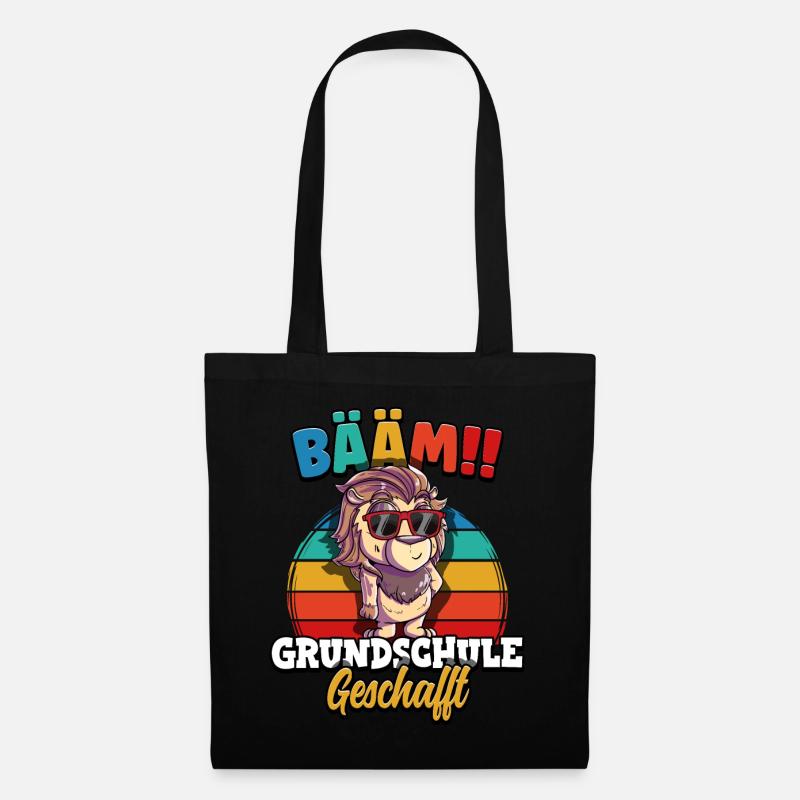 Bääm Grundschule Geschafft - Stoffbeutel - Schwarz