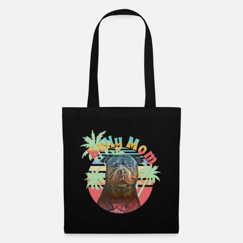 American Bully Mom , best Bully Mom - Tote Bag - black
