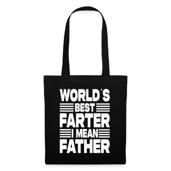 World's Best Farter I Mean Father - Tote Bag - black - Front
