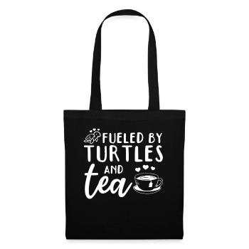 Turtle Lover — powered by turtles and - Tote Bag - black - Front