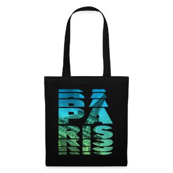 Paris France City Skyline Home Love - Tote Bag - black - Front