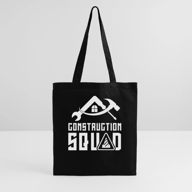 Équipe de construction Travail d’équipe Équipe de construction Chantier de construction Travailleurs de la construction Sac en tissu