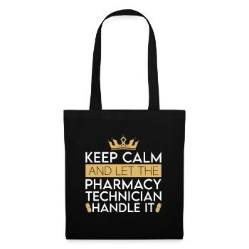 Technicien en pharmacie Technicien en pharmacie Cadeau - Sac en tissu - noir - Devant