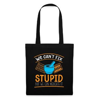 Technicien en pharmacie Technicien en pharmacie Cadeau - Sac en tissu - noir - Devant